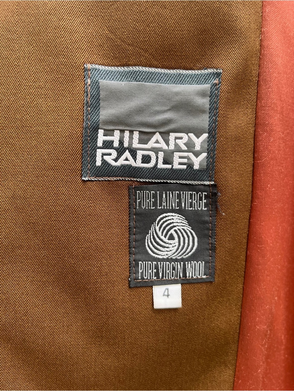 Vintage Hilary Radley Virgin Wool Russian Coat 4 - Picture 12 of 17